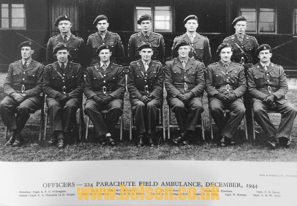 Bergen Belsen Concentration Camp 224 parachute field ambulance belsen