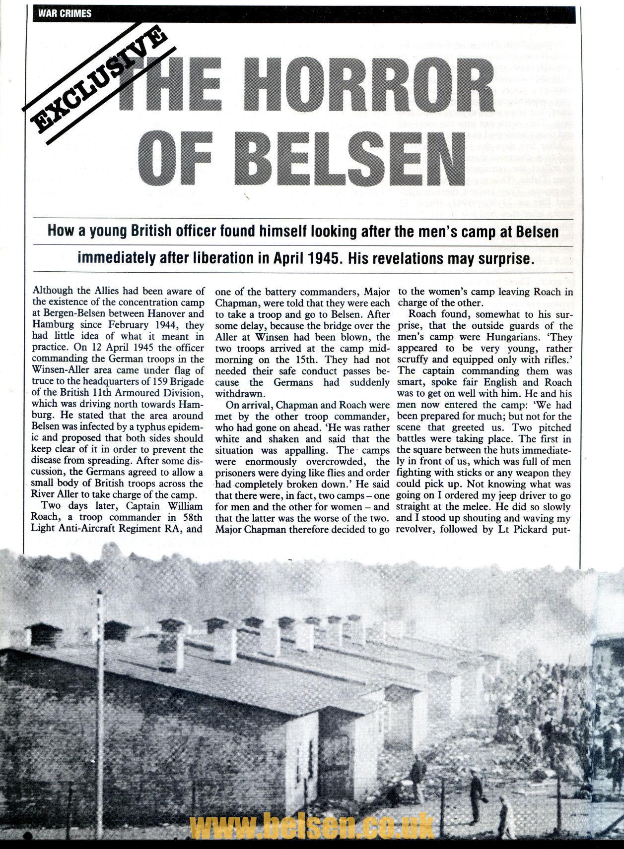 First Officer at Belsen