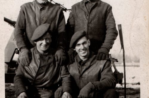 Bergen Belsen Concentration Camp Birmingham soldiers at Belsen 113th LAA